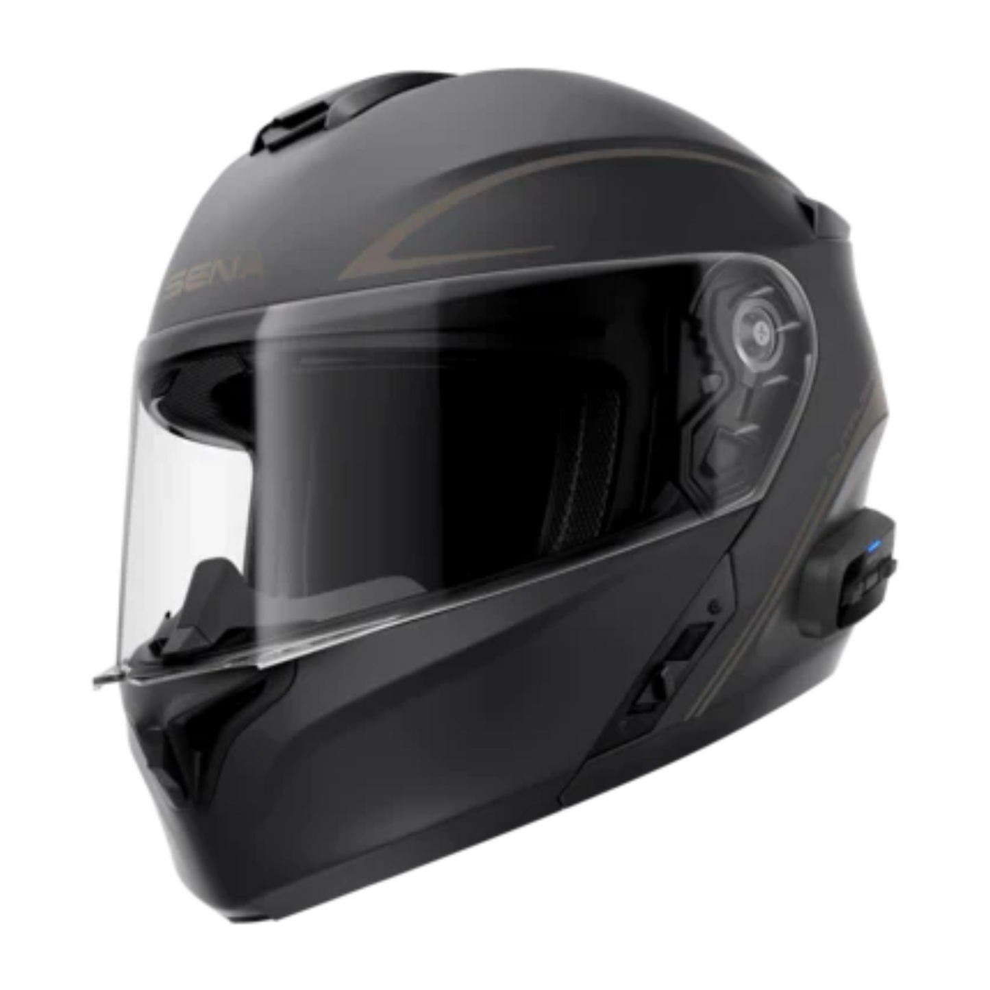 Sena Helmet Outrush R Flip-Up: Matte Black