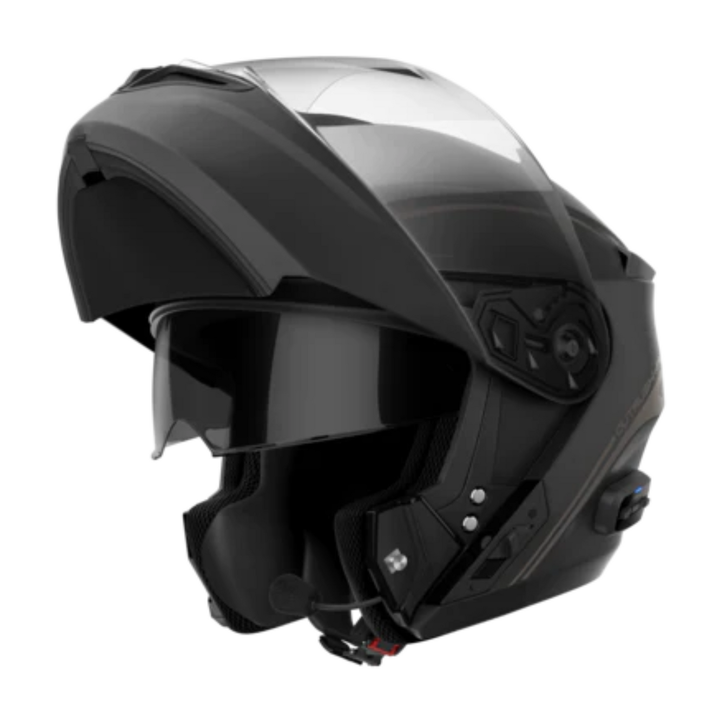 Sena Helmet Outrush R Flip-Up: Matte Black