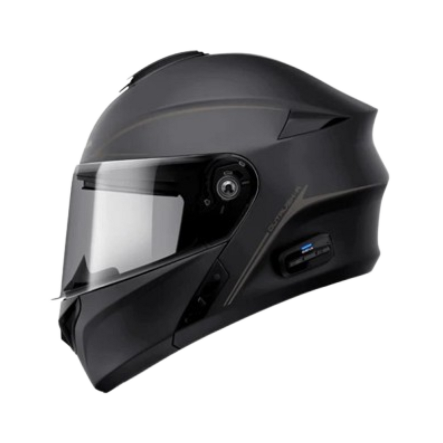 Sena Helmet Outrush R Flip-Up: Matte Black