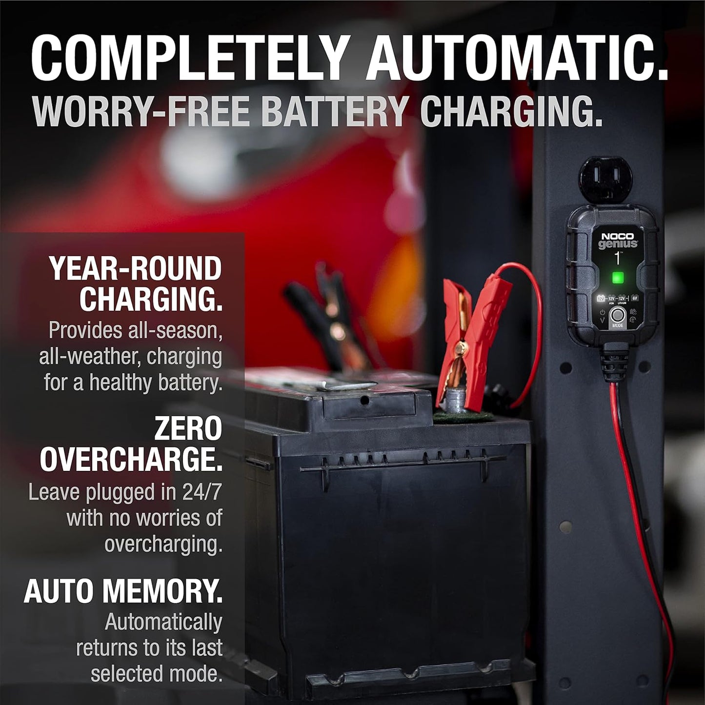 NOCO Genius Battery Charger 1-AMP