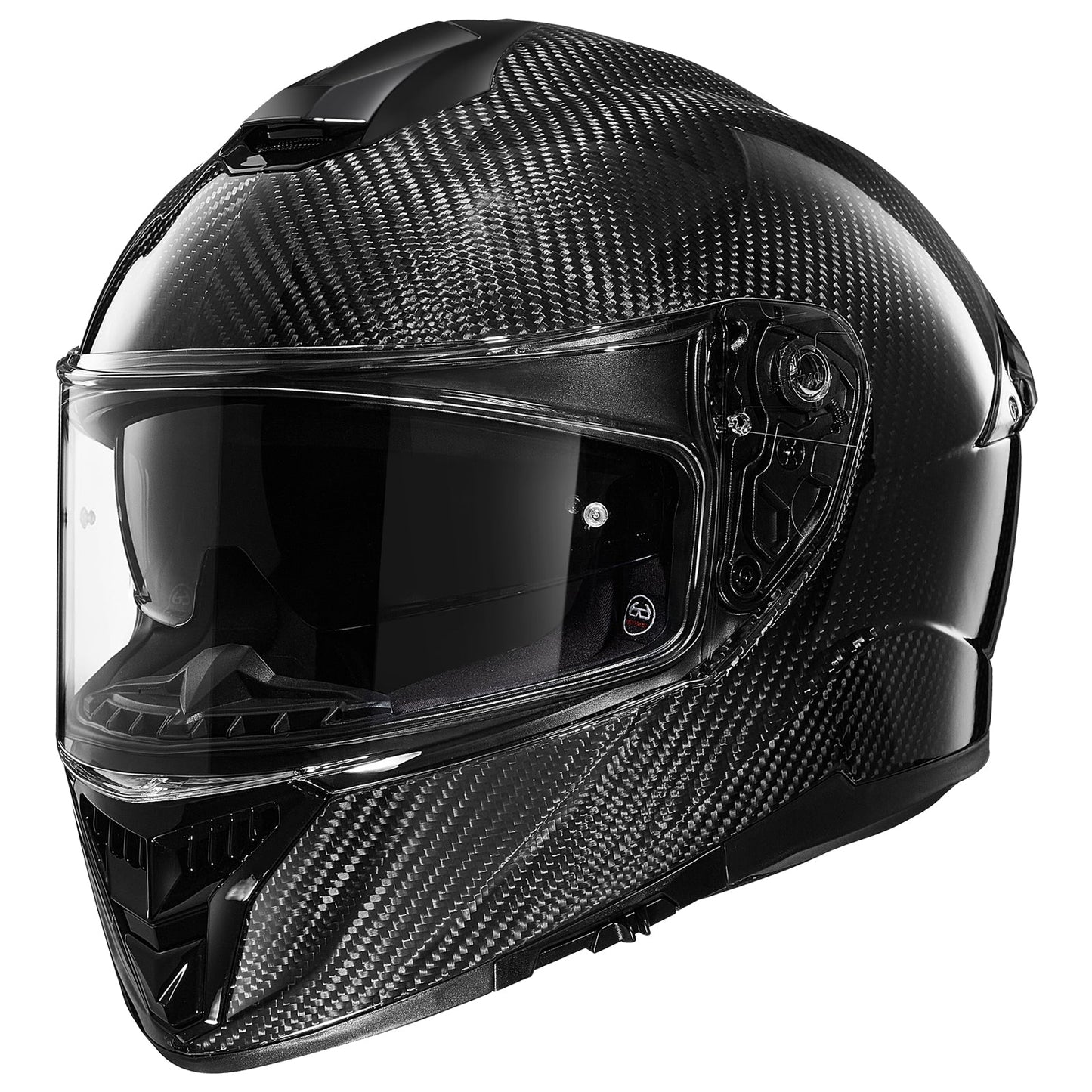 ILM Motorcycle Full Face Helmet 861C: Carbon Black - Lightweight, Carbon Fiber, Dual Visor - DOT Certified