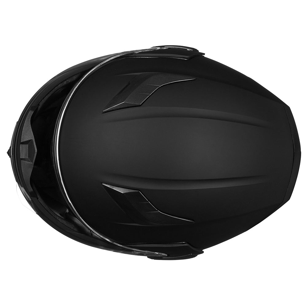ILM Motorcycle Dual Visor Flip-Up Modular Full Face Helmet