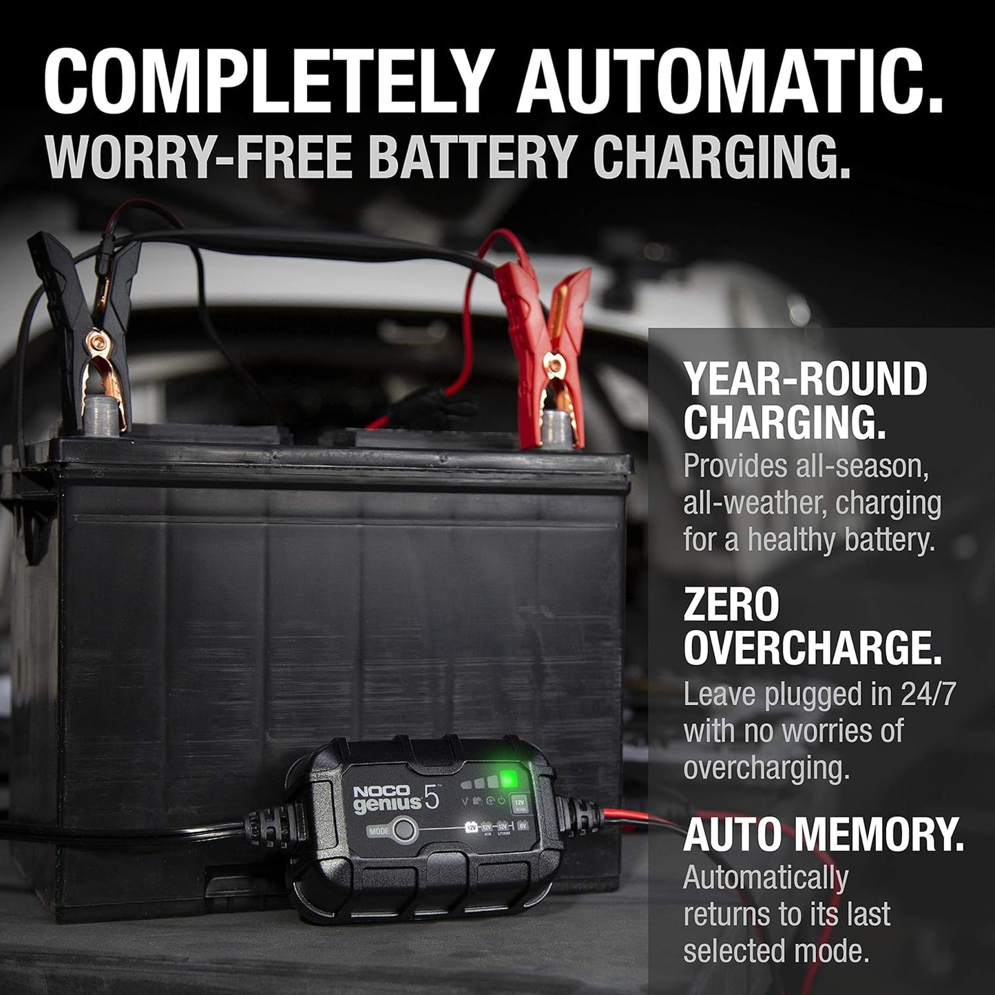 NOCO Genius Battery Charger 5-AMP