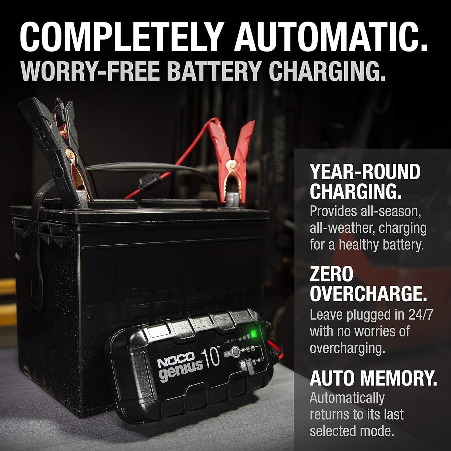NOCO Genius Battery Charger 10-AMP
