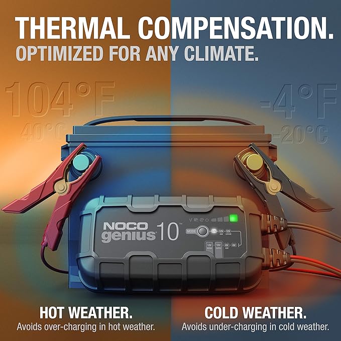 NOCO Genius Battery Charger 10-AMP