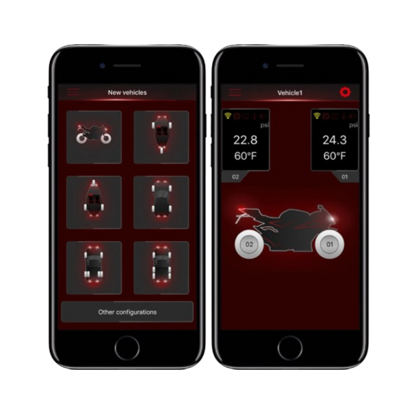 BLU Bluetooth Tire Pressure 2 Piece External Sensor