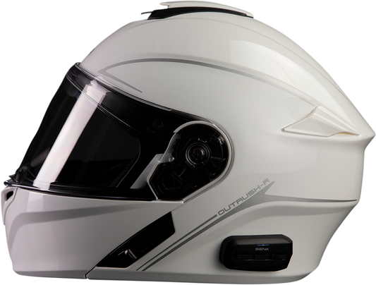 Sena Helmet Outrush R Flip-Up: Glossy White