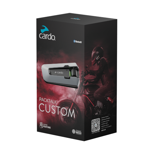 Cardo Packtalk Custom Bluetooth Comm System - Single