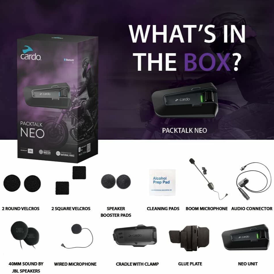 Cardo Packtalk Neo Bluetooth Comm System