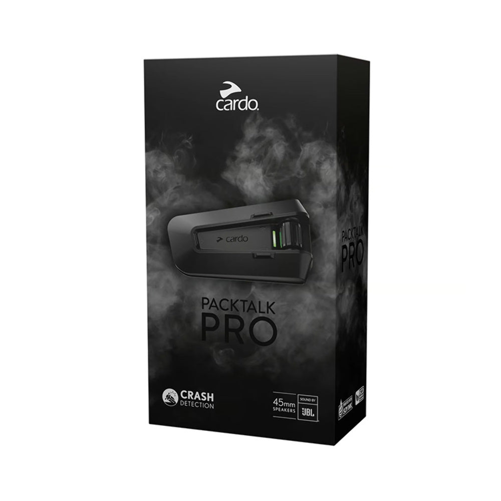 Cardo Packtalk Pro Bluetooth Comm System - Single