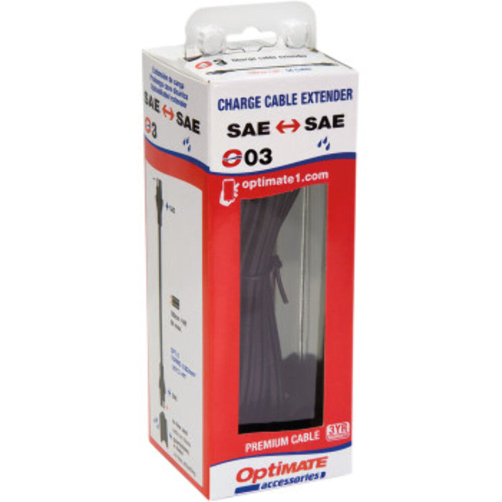 OptiMate Charger Cable Extension 6' Extender - Charger Cable