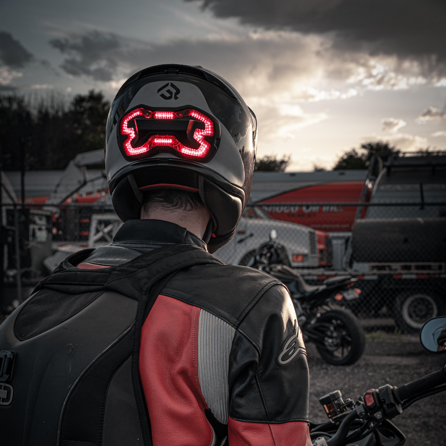 Brake Free Helmet Brake Light - Black USB-C