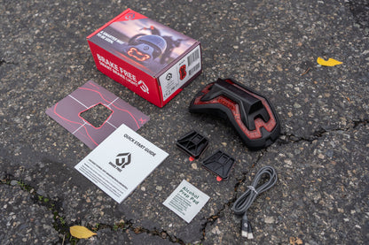 Brake Free Helmet Brake Light - Black USB-C