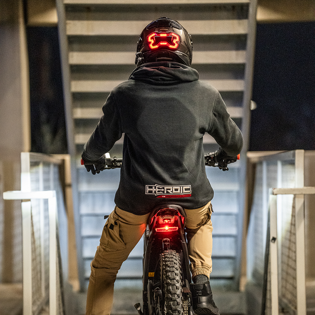 Brake Free Helmet Brake Light - Black USB-C