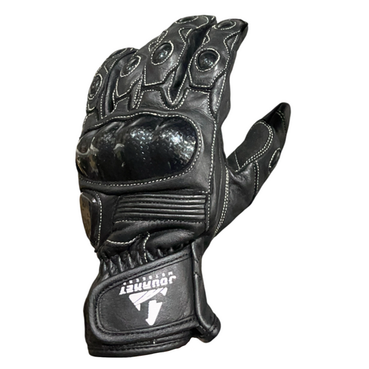 Journey Tech-Max Premium Leather Men's Breathable Touchscreen Motorcycle Gloves