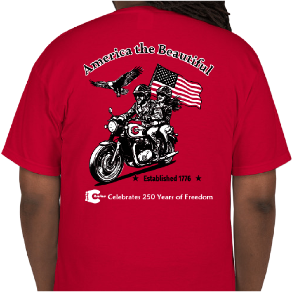 BrakeCrafters "America The Beautiful" Tee Shirt - 2026 Edition