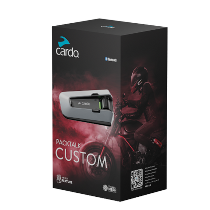 Cardo Packtalk Custom Bluetooth Comm System - Single