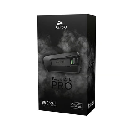 Cardo Packtalk Pro Bluetooth Comm System - Single