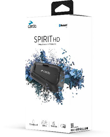 Cardo Spirit HD Bluetooth Headset - Single