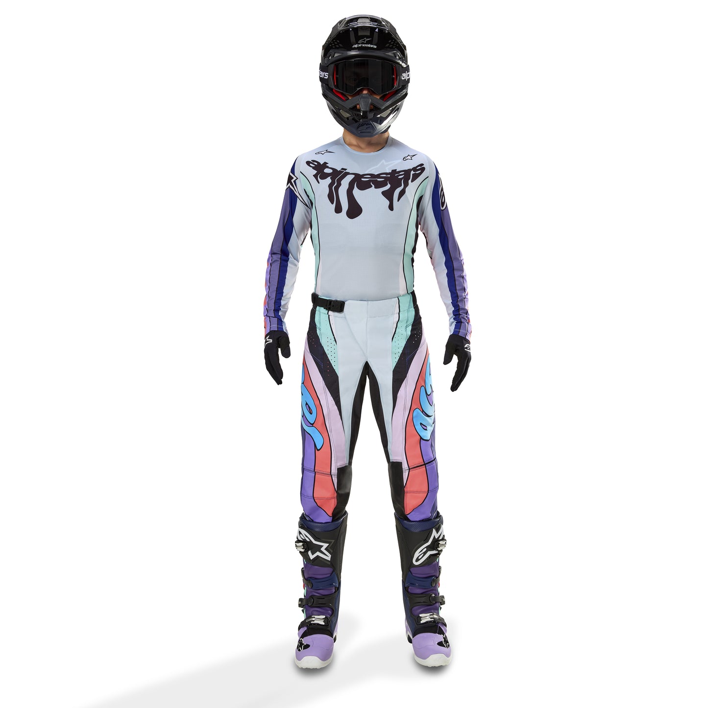 Tech 7 Le Boots Double - Purple/Blue/Black