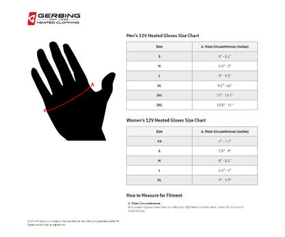 Gerbing Heated Clothing 12 V G4 Heated Gloves - Black - 3XL