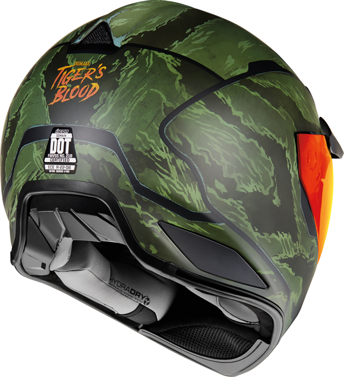 ICON Domain Helmet Tiger's Blood