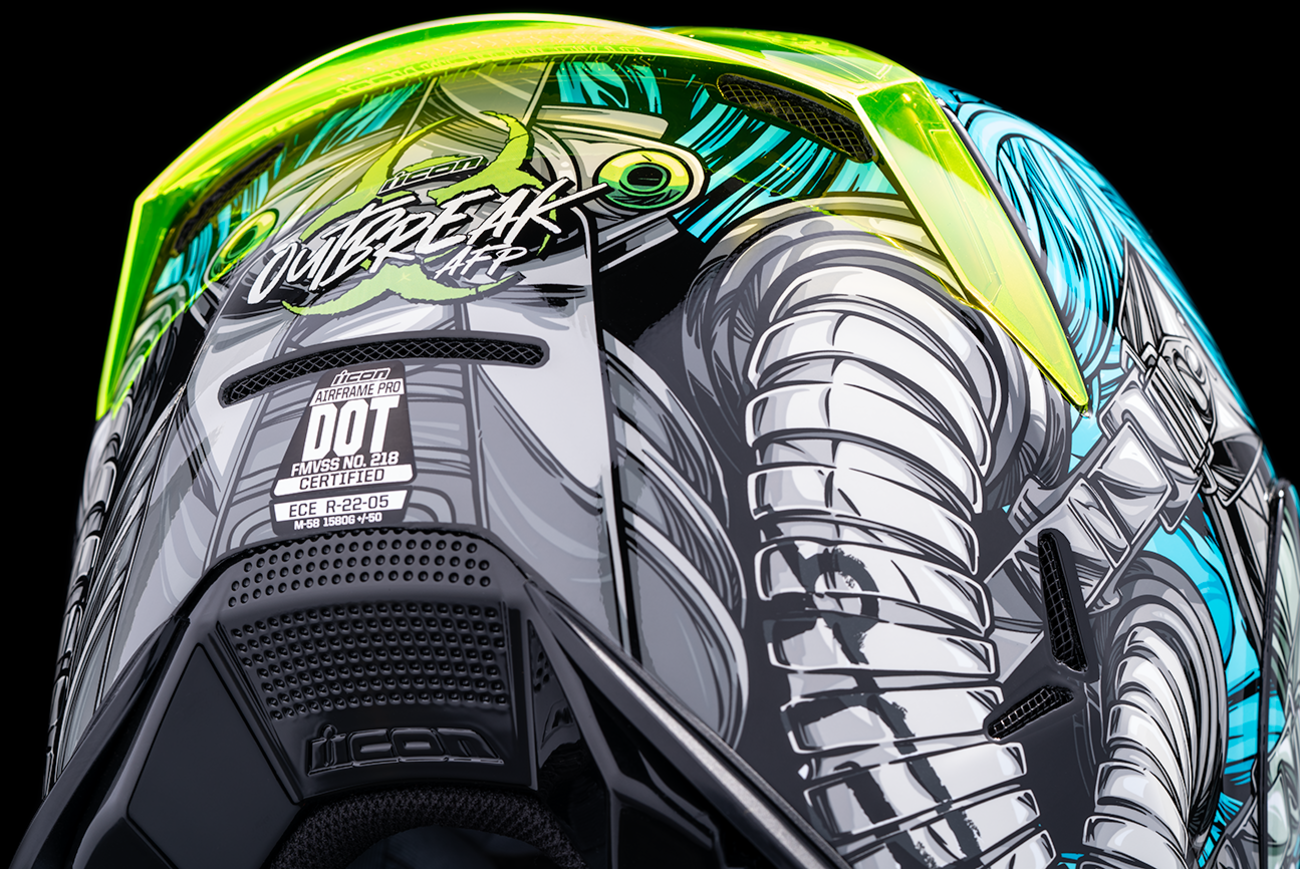 ICON Airframe Pro Helmet Outbreak