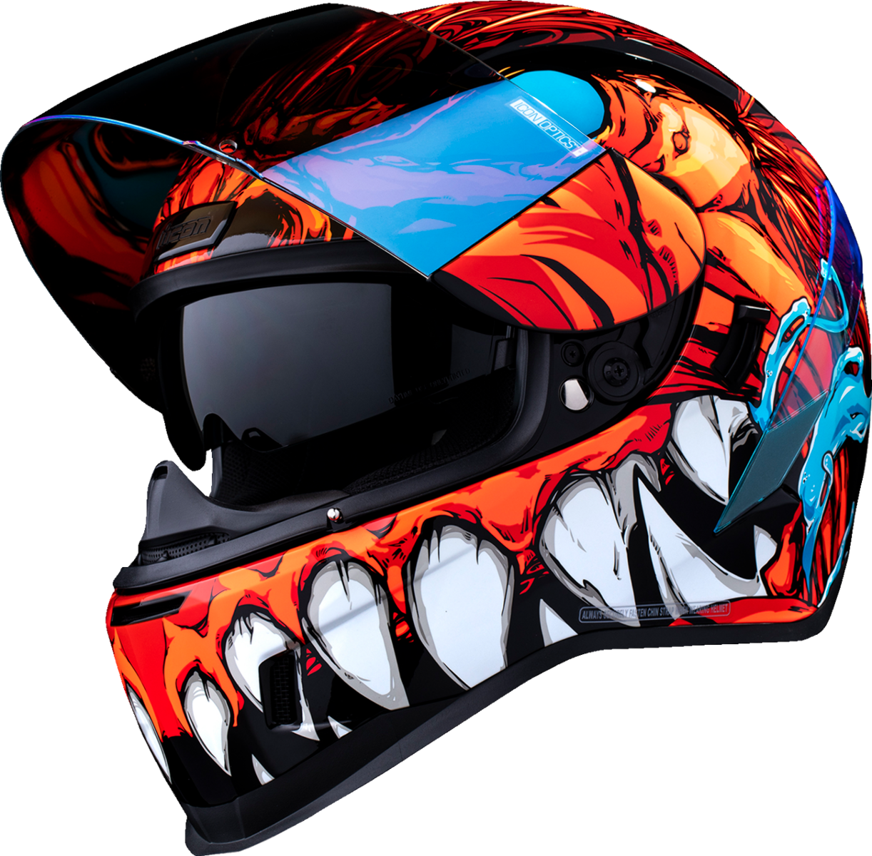 ICON Airform helmet injection-molded polycarbonate shell detail