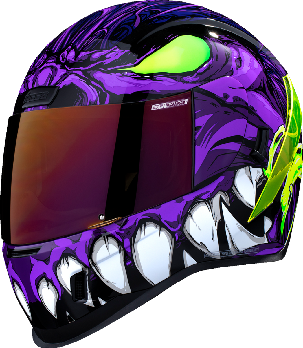 ICON Airform helmet side profile showing graphic design