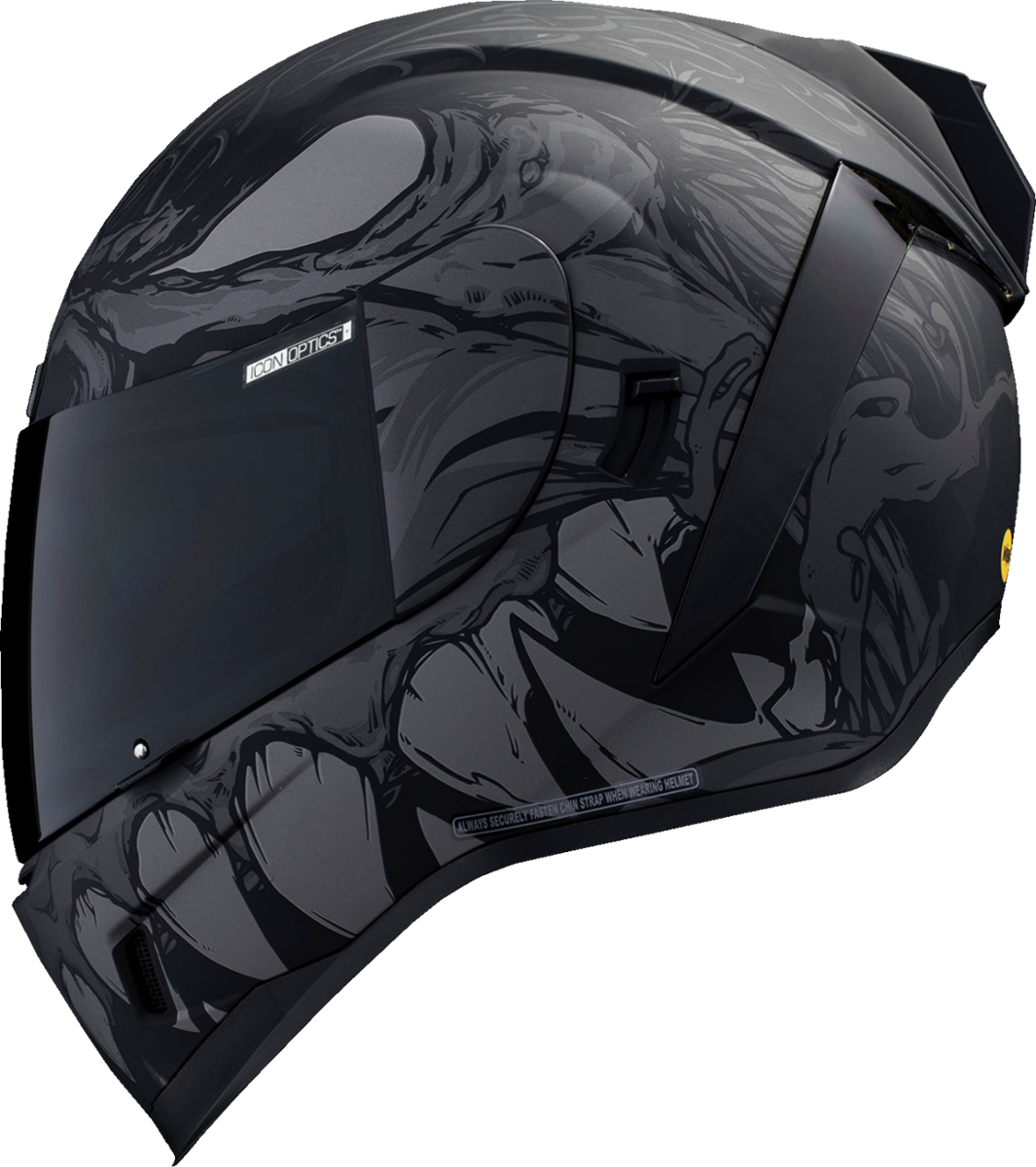 ICON Airform helmet side profile showing graphic design