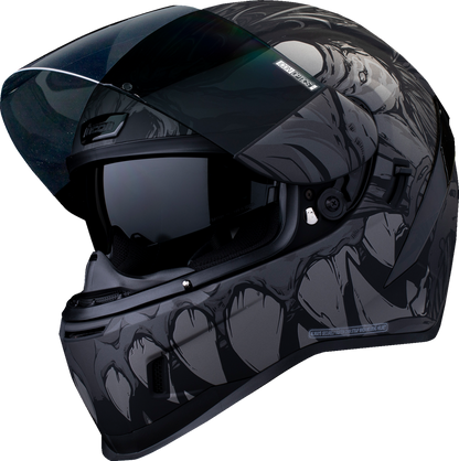 ICON Airform helmet side profile showing graphic design
