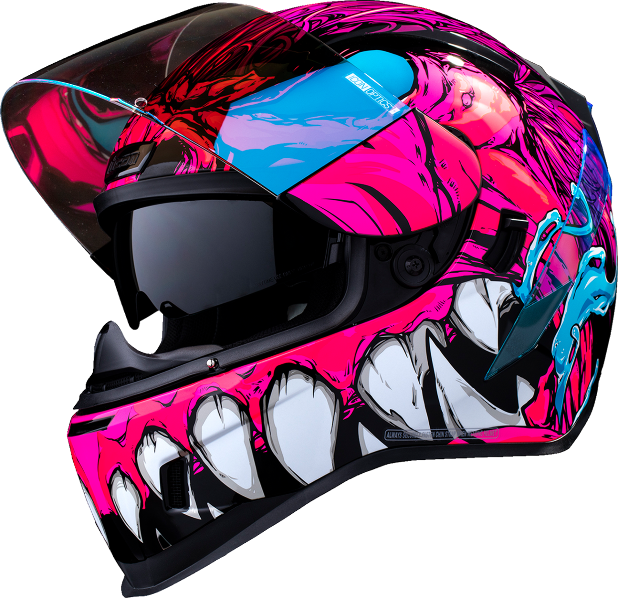 ICON Airform helmet side profile showing graphic design