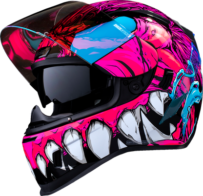 ICON Airform helmet side profile showing graphic design