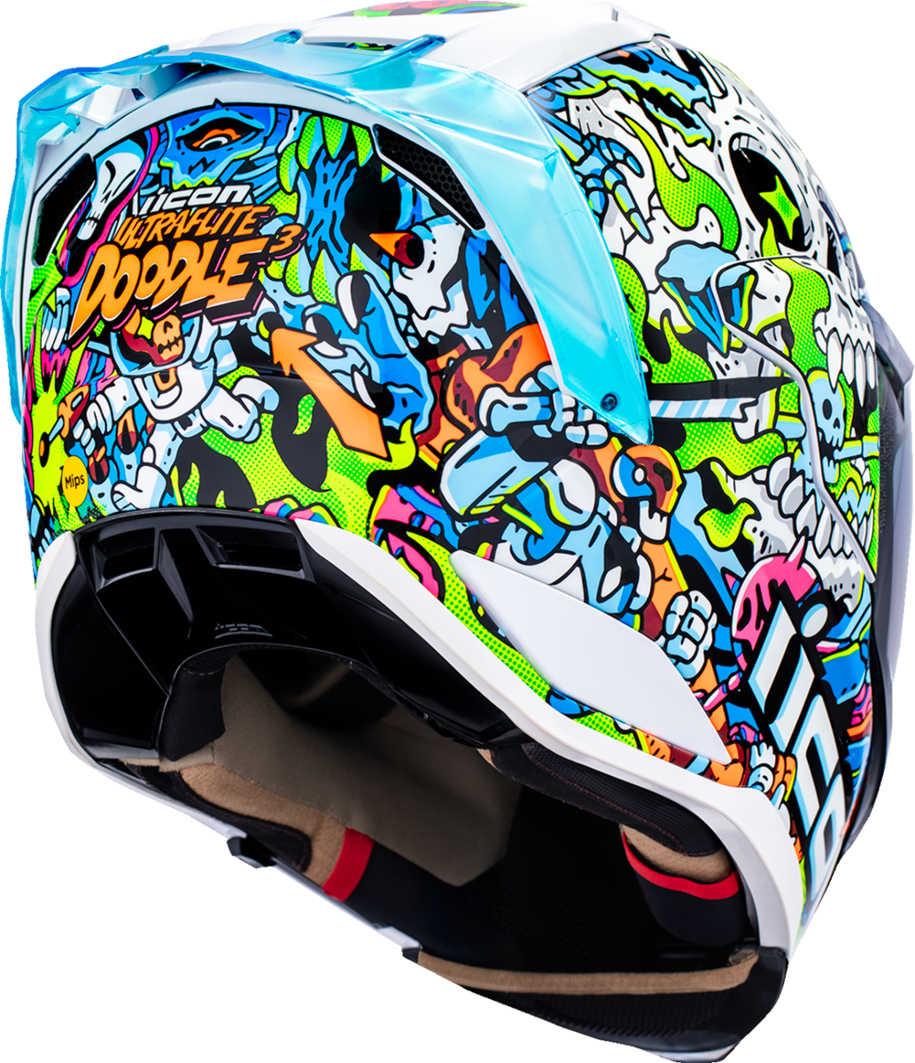 ICON Ultraflite Helmet Doodle 3