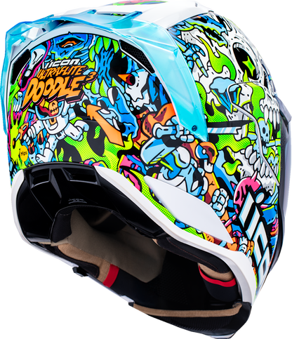 ICON Ultraflite Helmet Doodle 3