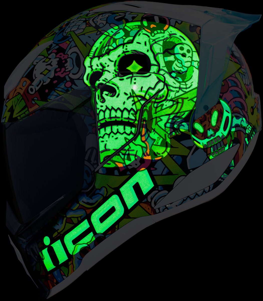 ICON Ultraflite Helmet Doodle 3