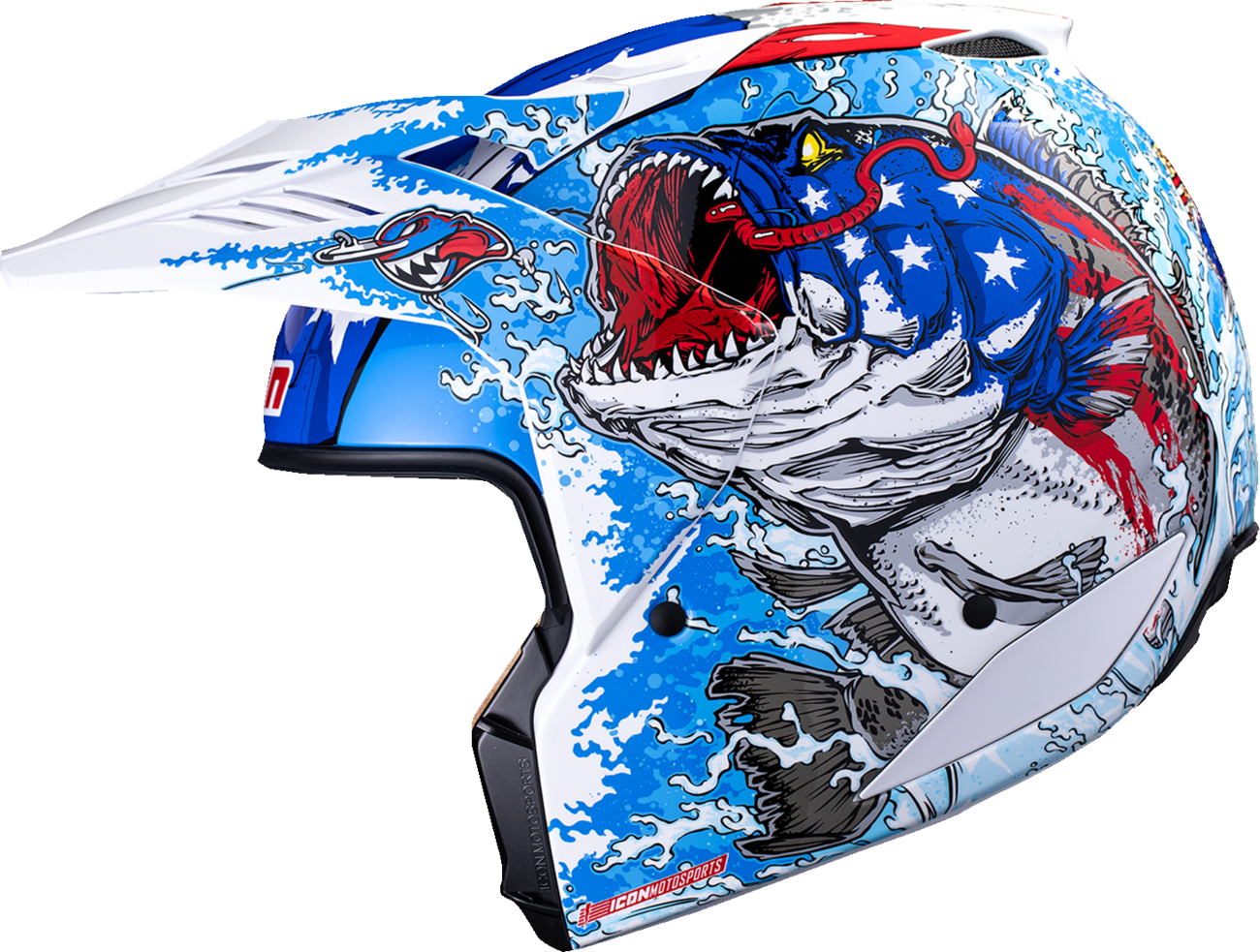 ICON Elsinore Helmet American Basstard