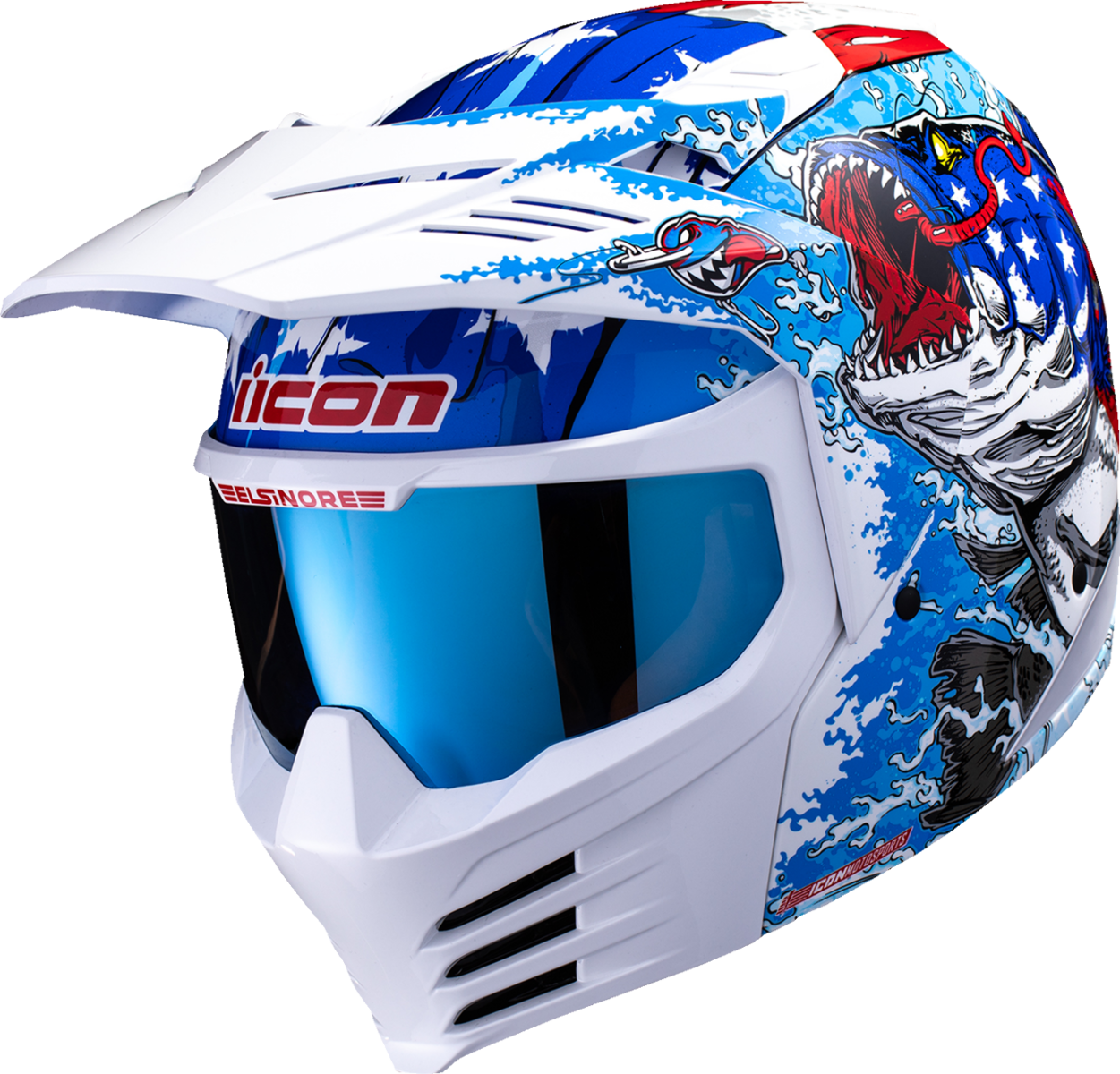 ICON Elsinore Helmet American Basstard