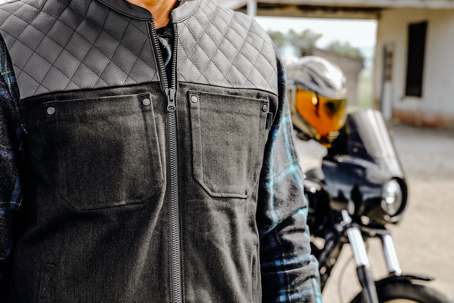 ICON Chamonix Denim Vest
