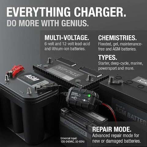 NOCO Genius Battery Charger 5-AMP