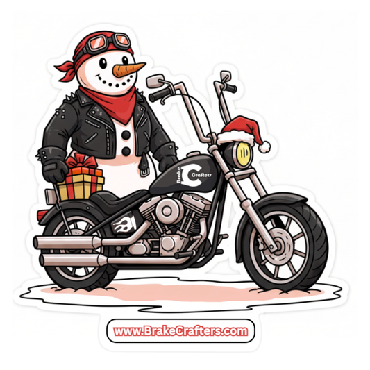 BrakeCrafters Holiday Sticker - 2025 Edition