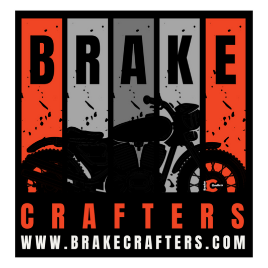 BrakeCrafters Sticker - 3" x 3"