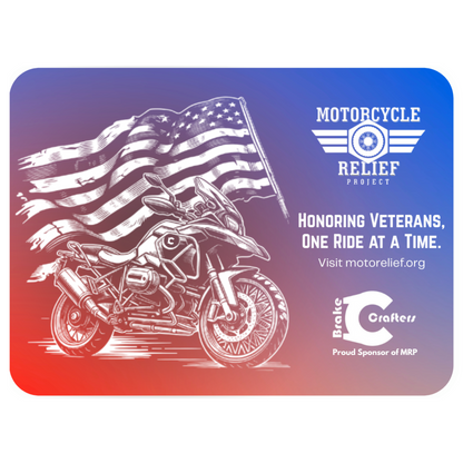 BrakeCrafters "Motorcycle Relief Project" Sticker - 2.71" x 2"